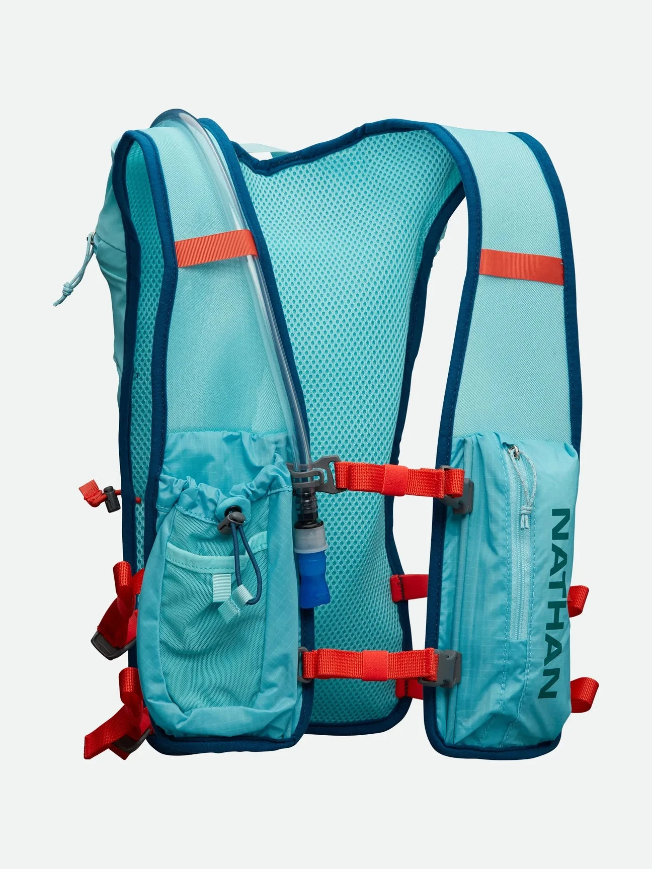 Nathan QuickStart 2.0 6 Liter Hydration Pack (Breezy Blue/Storm Green) 2 Nathan QuickStart 2.0 6 Liter Hydration Pack (Breezy Blue/Storm Green) - Image 2