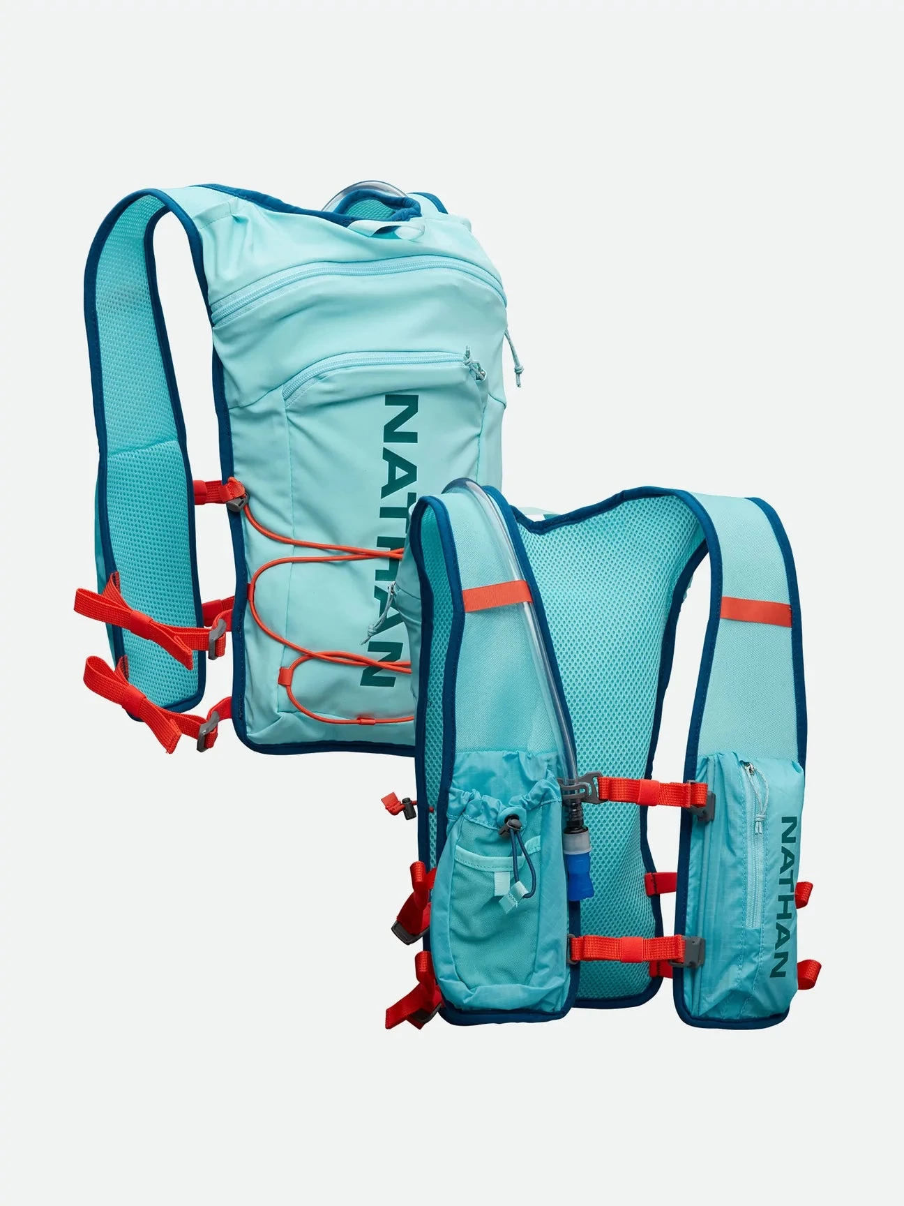Nathan QuickStart 2.0 6 Liter Hydration Pack (Breezy Blue/Storm Green) 3 Nathan QuickStart 2.0 6 Liter Hydration Pack (Breezy Blue/Storm Green) - Image 3