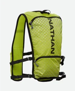Nathan Hypernight QuickStart 2.0 4 Liter Hydration Pack (Hi Vis Yellow/Geo Print)
