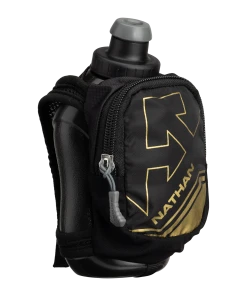 Nathan Speedshot Plus 12oz Handheld (Black/Metallic Gold)