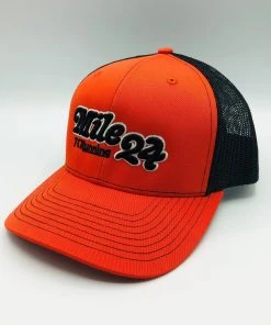 TC Running Co TCRC Mile 24 Cap (Orange/Black)