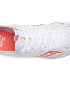 Women's Saucony Endorphin 3 Distance Track Spike - S19070-1 -New balance-shop S19070 1 WhiteVizired B