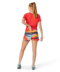 Smartwool Women's Active Lined Short (L55 - Carnival Horizon Print) -New balance-shop SW016604L55 3 p