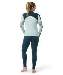 Smartwool Women's Classic Thermal Merino Base Layer Colorblock 1/4 Zip (J63 - ) -New balance-shop SW016687J63 3 p