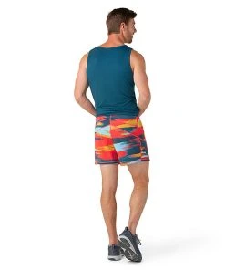 Smartwool Men's Active Lined 5" Short (L55 - Carnival Horizon Print) 5 Smartwool Men's Active Lined 5" Short (L55 - Carnival Horizon Print) -New balance-shop SW016965L55 3 p