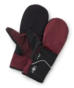 Smartwool Merino Sport Fleece Wind Mitten (K17 - Black Cherry)