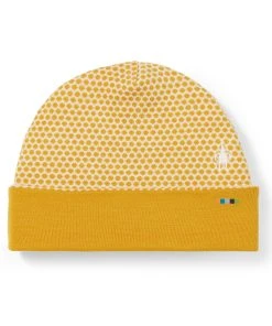 Smartwool Thermal Merino Reversible Pattern Cuffed Beanie (K79 - Honey Gold Dot)