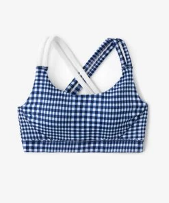 TASC Women's Recess Sports Bra (475 - White/Blue) -New balance-shop TW844P 475 RecessSportsBra WhiteHighlandsBluePlaid Front 1200x1600 370fa228 f2ff 4ec0 b0c3 b6ff91aeb2c1
