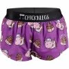 ChicknLegs Women's Choccy Cows 1.5" Split Shorts