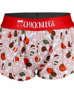 ChicknLegs Women's Pasta Night 1.5" Split Shorts