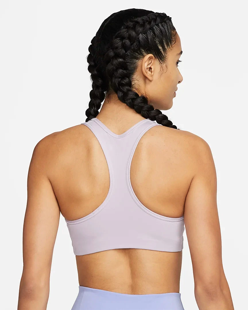 Nike Women's DRI-FIT Swoosh Sports Bra (530 - Doll/White) 2 Nike Women's DRI-FIT Swoosh Sports Bra (530 - Doll/White) - Image 2