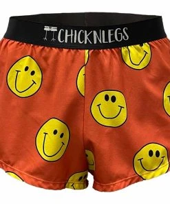 ChicknLegs Men's Blue Smiley 2" Split Shorts