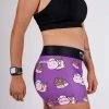 ChicknLegs Women's Choccy Cows 3" Compression Shorts