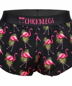 ChicknLegs Women's Flamingo 1.5" Split Shorts