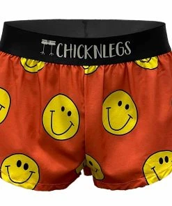 ChicknLegs Women's Smiley 1.5" Split Shorts