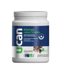 UCan Performance Energy+Protien Powder (12 Serving) -New balance-shop chocolate energy protein tub front