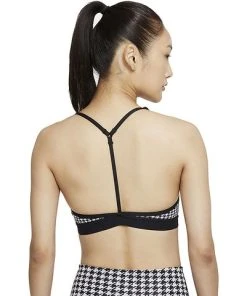 Nike Women’s DRI-FIT Indy Icon Clash Sports Bra (010 - Black/Chile Red) -New balance-shop dd1086 010 3