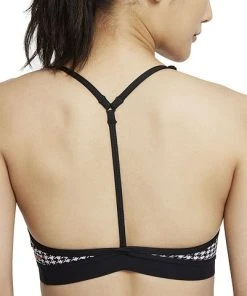 Nike Women’s DRI-FIT Indy Icon Clash Sports Bra (010 - Black/Chile Red) -New balance-shop dd1086 010 4