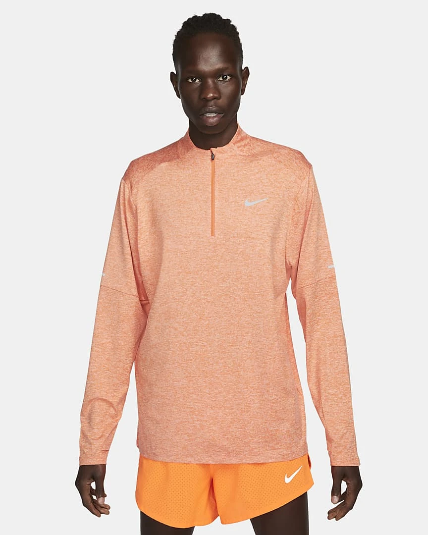 Nike Men's DRI-FIT Element 1/4-Zip Running Top (871 - Orange Trance/Arctic Orange) 1 Nike Men's DRI-FIT Element 1/4-Zip Running Top (871 - Orange Trance/Arctic Orange)
