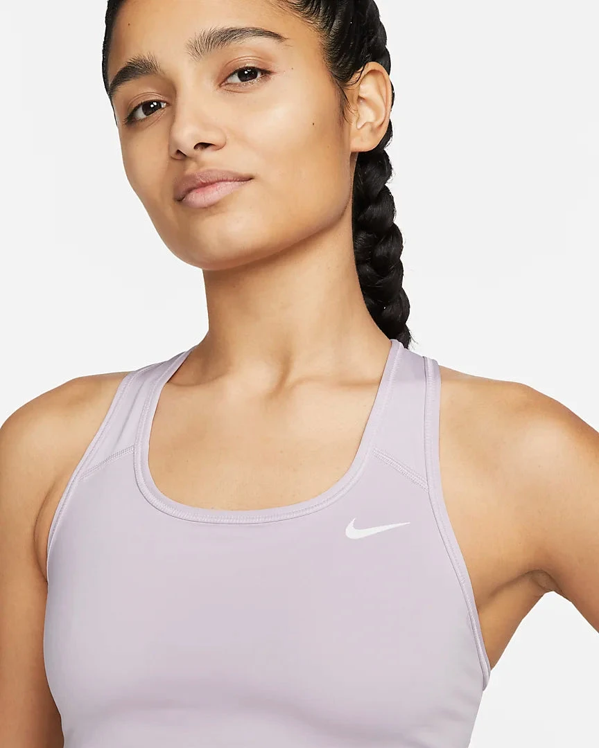Nike Women's DRI-FIT Swoosh Sports Bra (530 - Doll/White) 3 Nike Women's DRI-FIT Swoosh Sports Bra (530 - Doll/White) - Image 3