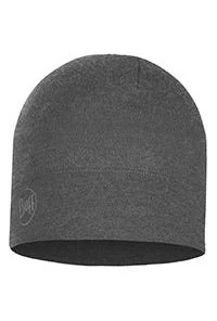 Buff Midweight Merino Wool Hat Light Grey Melange