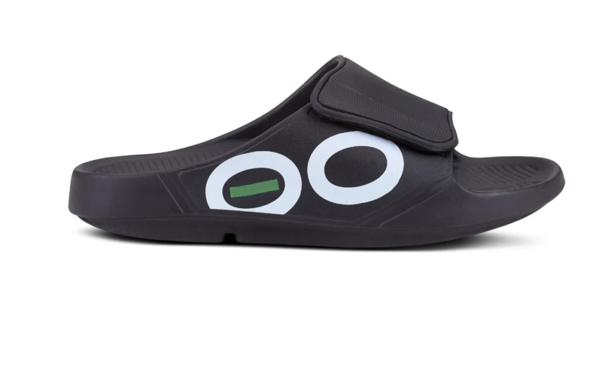 Men's Oofos OOahh Sport Flex - 1550-BLK 1 Men's Oofos OOahh Sport Flex - 1550-BLK