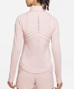 Nike Women's Therma-FIT Run Division Hybrid Running Jacket (601 - Light Pink/Reflective Silver) -New balance-shop pi quality 10 image 2 295241632881 3