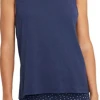 Nike Women's DRI-FIT One Yoga Dots Twist Tank (410 - Navy)
