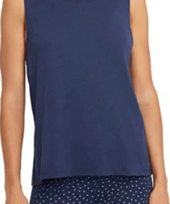 Nike Women's DRI-FIT One Yoga Dots Twist Tank (410 - Navy)