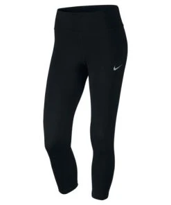 Nike Women's Power Essential Mid-Rise Running Tights (011 - Black)