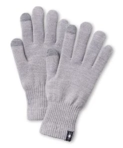 Smartwool Liner Glove (545- Light Gray Heather)