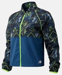 New Balance Women's Printed Fast Flight Jacket (RGV - Rogue Wave) 8 New Balance Women's Printed Fast Flight Jacket (RGV - Rogue Wave) -New balance-shop wj03216rgv nb 40 i