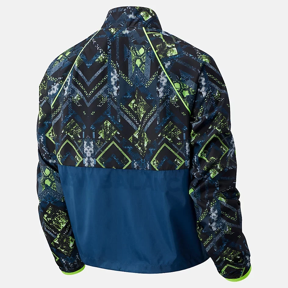 New Balance Women's Printed Fast Flight Jacket (RGV - Rogue Wave) 4 New Balance Women's Printed Fast Flight Jacket (RGV - Rogue Wave) - Image 4