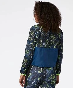 New Balance Women's Printed Fast Flight Jacket (RGV - Rogue Wave) 10 New Balance Women's Printed Fast Flight Jacket (RGV - Rogue Wave) -New balance-shop wj03216rgv nb 72 i