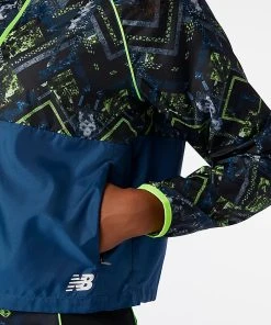New Balance Women's Printed Fast Flight Jacket (RGV - Rogue Wave) 11 New Balance Women's Printed Fast Flight Jacket (RGV - Rogue Wave) -New balance-shop wj03216rgv nb 73 i