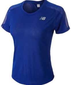 New Balance Women’s Impact Run Short Sleeve (MIB - Marine Blue)