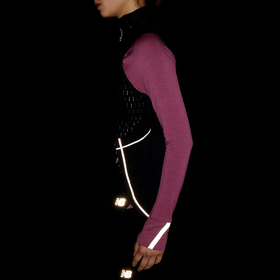 New Balance Women's NB Heat Grid Vest (Black) 6 New Balance Women's NB Heat Grid Vest (Black) - Image 6