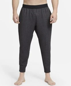 Nike Men's Yoga Pants (010 - Black/Heather/Black) -New balance-shop yoga mens pants FCVVZG 4