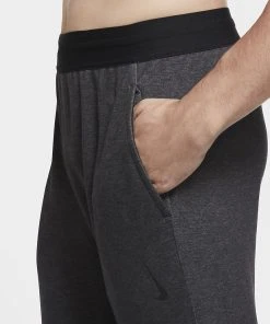 Nike Men's Yoga Pants (010 - Black/Heather/Black) -New balance-shop yoga mens pants FCVVZG 6